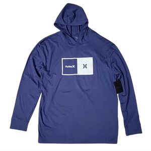 Men's Hurley Hooded Long Sleeve Shirt Size XL
